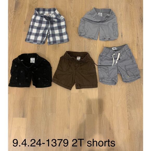BUNDLE OF 2T SHORTS 5 PAIRS, Kids Play Shorts - Picture 1 of 1